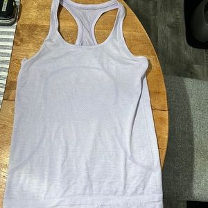 Lululemon swiftly tech tank light purple